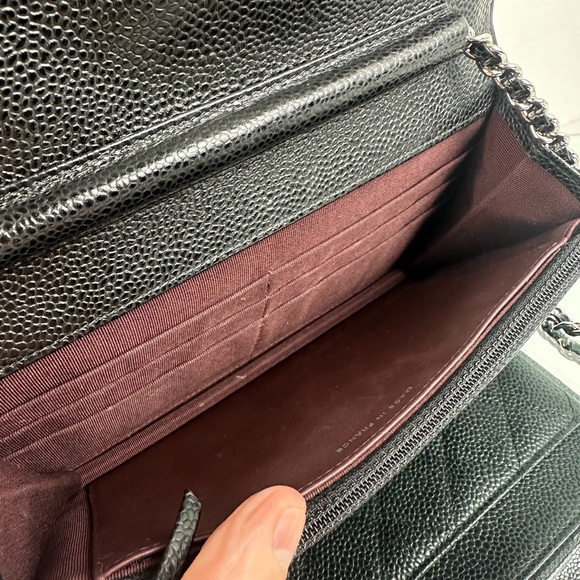 Chanel CC Classic Caviar leather Wallet on Chain - Picture 11 of 14
